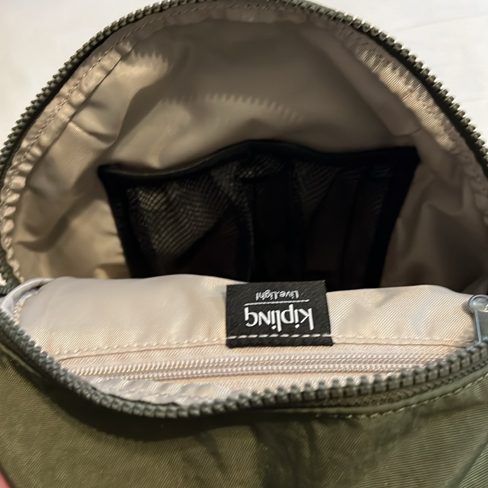 Kipling - Bente Backpack Sling - Jaded Green Tonal - Picture 5 of 9
